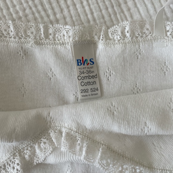 Pointelle & Lace Tank Top - Picture 4 of 4